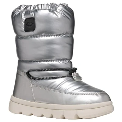 Afbeelding van Geox Meisje Willaboom Girl B A Sneeuwlaarzen, Zilver, 39 EU