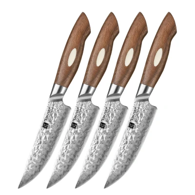 Afbeelding van Xinzuo B46W Set van 4 Steakmessen