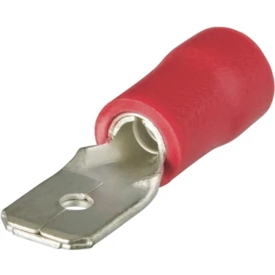 Afbeelding van Knipex 9799110 Stekker Plat 6,3x0,8 mm² 0,5 1,0 Rood (100st)