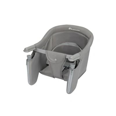 Afbeelding van Bebeconfort Malva, Draagbare kinderstoel met haak, 6m 3j (15 kg), Veilig stabiel bevestigen, Zachte gevoerde zitting + stoffen, Makkelijke installatie, Compact opvouwbaar, Licht (1,8 Mineral Grey