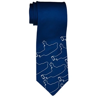 Afbeelding van The Beatles Unisex Gele Sub Neck Tie blauw Een maat