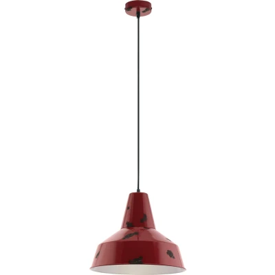 Afbeelding van EGLO Vintage Somerton   Hanglamp   1 Lichts   Rood