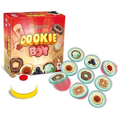 Afbeelding van Asmodee Cookie Box, bordspel voor het hele gezin, 2 4 spelers, 6+ jaar, Italiaanse editie