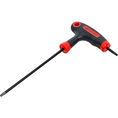 Afbeelding van BGS Diy 7880 T10 Schroevendraaier met T greep en zijlemmet profiel (voor Torx) met/zonder boring