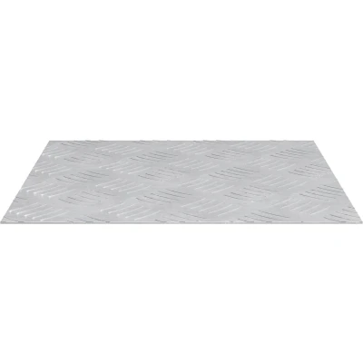 Afbeelding van vidaXL Zilver Aluminium 40 x cm Trap Treden Vierkant