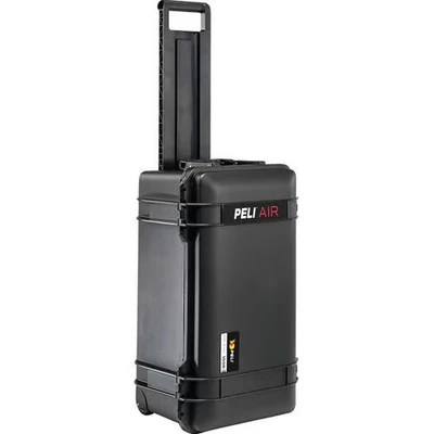 Afbeelding van Peli 1556 Air Lichtgewicht Trolley Koffer Voor Camera, Drones, Lichtsystemen En Optische Apparatuur, Water Stofdicht, Capaciteit: 34L, Gemaakt In De Vs, Zonder Schuim, Kleur: Zwart