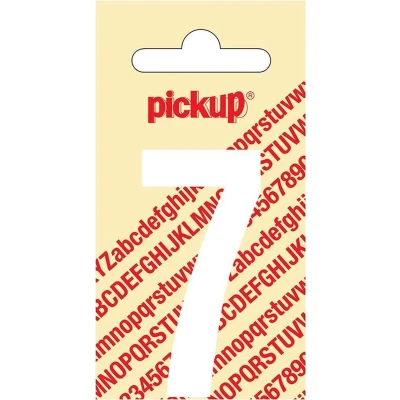 Afbeelding van Plakcijfer Nobel Sticker witte cijfer 7 Pickup
