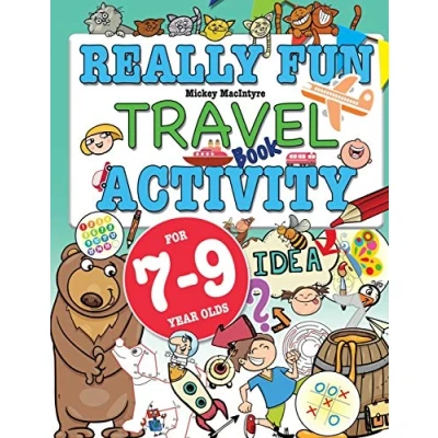 Afbeelding van Really Fun Travel activity book for 7 9 year Olds: &amp; educational seven to nine old children