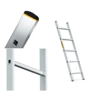 Afbeelding van Drabest 1x5 PRO SERIE Ladders Aluminium Persgevormde Multifunctionele Ladder 150kg Trapladder Multifunctioneel Opvouwbare 40 x 139 5cm