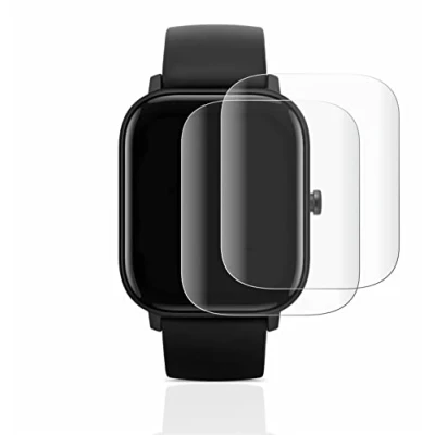 Afbeelding van BROTECT Full Cover Screen Protector voor Huami Amazfit GTS (2 Stuks) Schermbeschermer, 3D Curved