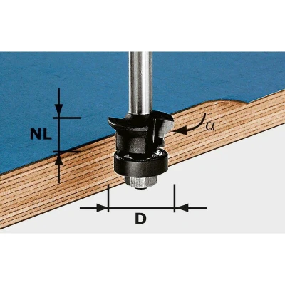 Afbeelding van Festool Accessoires HW S8 D24/0 +45 Fase kantenfrees 491026