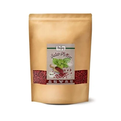 Afbeelding van Biojoy BIO Rode Peperkorrels (1 kg), Peper heel voor Pepermolen (Piper album)