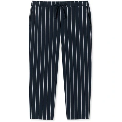 Afbeelding van Schiesser MIX Relax 3/4 LANG Pyjamabroek, Dames, Maat: 34, Blue