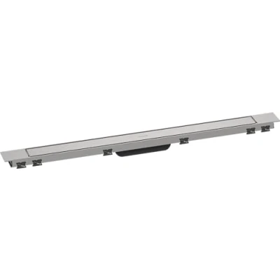Afbeelding van hansgrohe RainDrain Match Plus prefab doucheset douchegoot 900, in hoogte verstelbaar frame, 56216800
