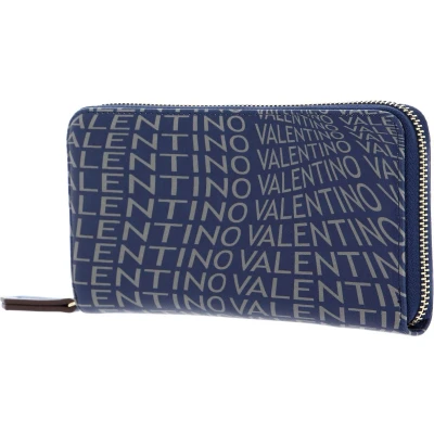 Afbeelding van VALENTINO Portemonnee Samosa Zip Around Wallet Blu / Grigio Donkerblauw