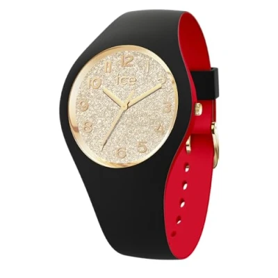 Afbeelding van Ice Watch Horloge, Dames, Maat: One Size, Black gold glitter