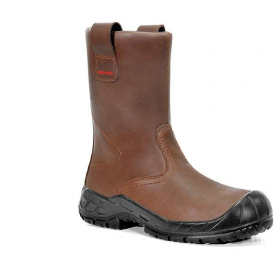 Afbeelding van ELTEN Veiligheidsschoenen, Winter RIGGER Boot ESD S3 CI, heren, leer, stalen neus, licht, robuust, bruin, maat: 46