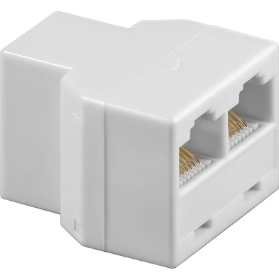 Afbeelding van ISDN splitter 1x RJ45 (v) 2x (8P8C) / wit
