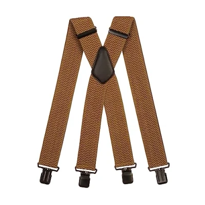 Afbeelding van Olata Extra Brede X Vorm Bretels met Dikke Stof 5 cm. Crèmekleurig (Zwarte Clips)