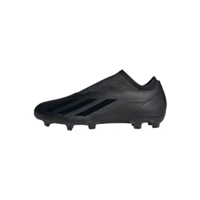 Afbeelding van adidas Performance Crazyfast 3 Laceless FG Voetbalschoenen met kunststof noppen, Heren, Maat: 45 1/3, Core black Textiel/ synthetisch
