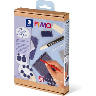 Afbeelding van FIMO ovenhardende boetseerklei how to create set jeans effect