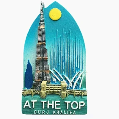 Afbeelding van 3D Burj Khalifa Toren van Dubai Souvenir koelkast magneet, Huis &amp; keuken decoratie magneet