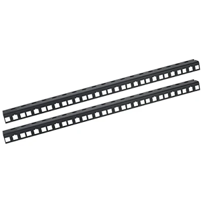 Afbeelding van HMF 66810 02 rackrail voor serverkast, 2 stuks, 10 inch, HE, zwart