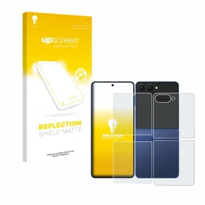 Afbeelding van upscreen Screenprotector voor Samsung Galaxy Z Flip 7 (Voor+Achter) Folie Beschermfolie anti glare matte