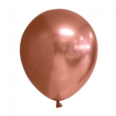 Afbeelding van Chroom koperen ballonnen 10 stuks