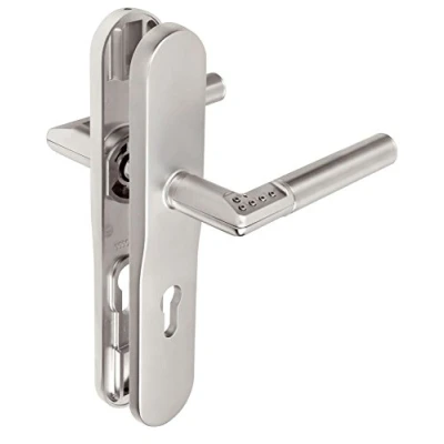 Afbeelding van Tesa As Abloy MCHDL885CM Langschild handvat met 85 hand, verchroomd