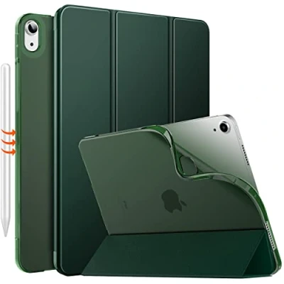 Afbeelding van MoKo for iPad Air 6th Generation 11 inch Case (M2) 2024, 5th/4th Gen 10.9&quot; 2022/2020, Translucent Frosted Soft TPU Back Cover 6/5/4 Gen, Slim Case, Midnight Green
