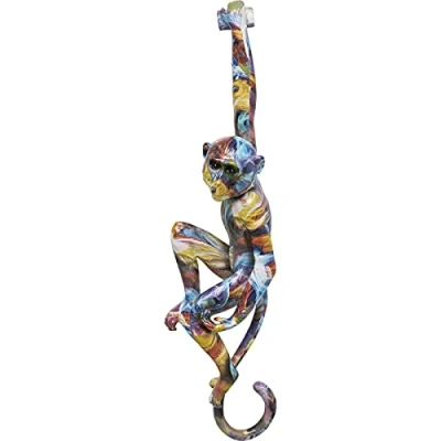 Afbeelding van Kare Wanddecoratie Hanging Ape Colorful 17x67cm