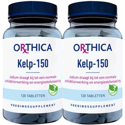 Afbeelding van Gratis Verzending: 2x Orthica Kelp 150 120 tabletten