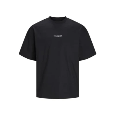 Afbeelding van Jack &amp; Jones Jorsantorini TEE CREW NECK Tshirt basic, Heren, Maat: XXL, Black