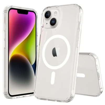 Afbeelding van JT Berlin Pankow Clear MagSafe Backcover Apple iPhone 15 Plus Transparant compatible