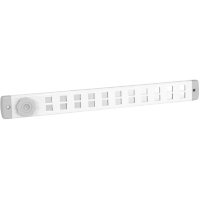 Afbeelding van Nedco Bold Line schuifrooster alum. 370 x 40 mm wit