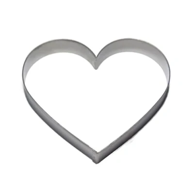 Afbeelding van BekkiB uitsteekvorm &quot;Hart&quot; ca. 9,5 x 8,5 cm Vaatwasmachinebestendige van roestvrij staal Voor het bakken koekjes 7429