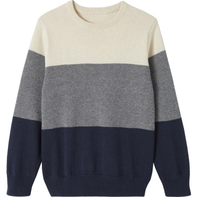Afbeelding van Vertbaudet Colorblock jongenstrui met siersteek