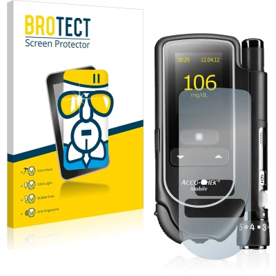 Afbeelding van BROTECT Screenprotector voor Accu Chek Mobile Folie Beschermfolie Beschermglas transparant