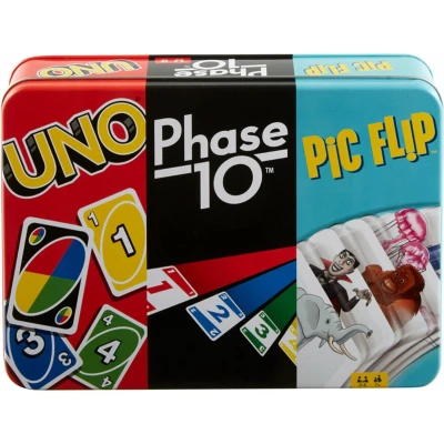 Afbeelding van Mattel Uno/Phase 10/Pic Flip