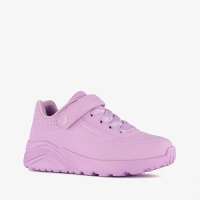 Afbeelding van Skechers Girls Uno Lite meisjes sneakers paars Maat 24 Extra comfort Memory Foam