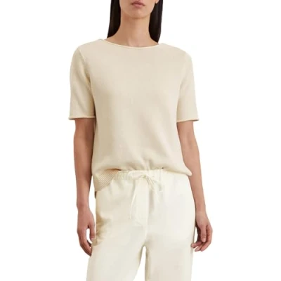 Afbeelding van Marc O&#039;Polo Kurzarmregular AUS Tshirt basic, Dames, Maat: XXS, Natural cotton