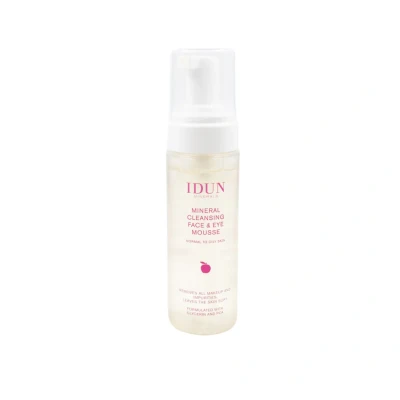 Afbeelding van Idun Minerals Skincare cleansing face &amp; eye mousse 150 ml