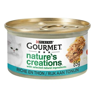 Afbeelding van 24x Gourmet Nature&#039;s Creations Tonijn 85 gr
