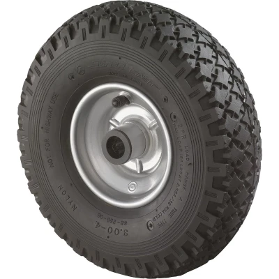 Afbeelding van BS Rollen wiel met luchtband d. 260 mm draagvermogen 130 kg reserve stolprofiel rollager 1 stuk C90.263