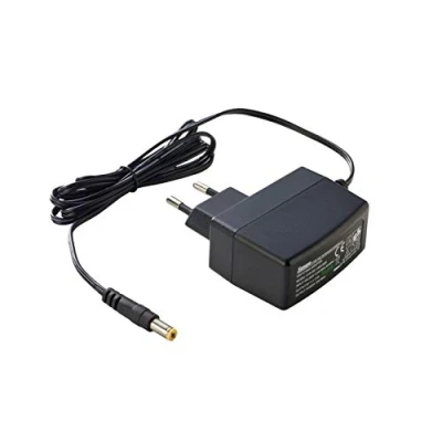Afbeelding van PremiumCord Universele voeding 230 V/24 V/0,5 A DC, netadapter AC/DC, stroomadapter en stroomkabel voor routers andere 24V apparaten, uitgangsstekker 5,5 mm/2,1 mm, padapter 149