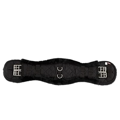 Afbeelding van Premiere Dressuursingel Synthetisch Schapenvacht Zwart 60cm