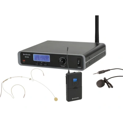 Afbeelding van QTX VL1 1 kanaals draadloos lavelier systeem VHF 174.5 MHz