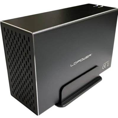 Afbeelding van LC POWER® 35U3 RAID 2 Externe Behuizing 3.5 inch Geschikt voor 2x SATA HDDs Zwart
