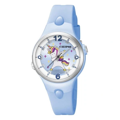 Afbeelding van Calypso K5784/4 analoog unicorn horloge 34 mm 100 meter lichtblauw